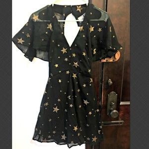 ASOS Navy Blue Star Dress